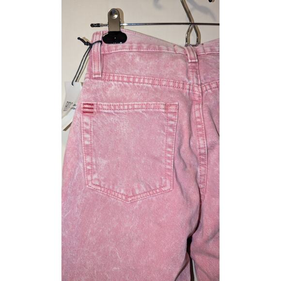NWT BGD urban outfitters pink jeans high rise Cowboy Jeans Size 24 - Picture 10 of 11